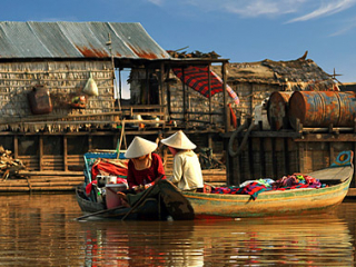 Ho Chi Minh – Siem Reap, Cambodia – Tonle Sap Lake (B, L)